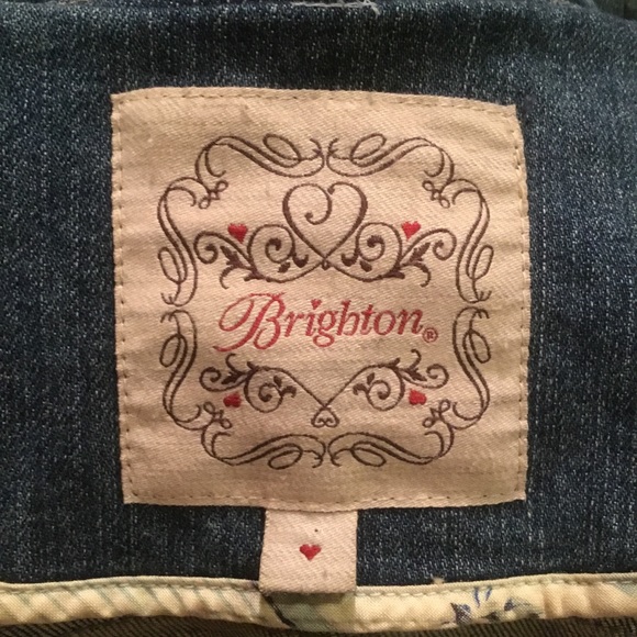 Vintage Brighton Jean Jacket Sm - Picture 4 of 8